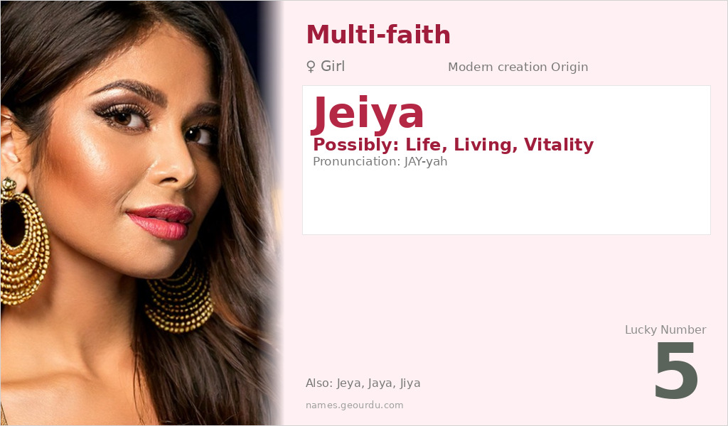 Jeiya Name Meaning and Details