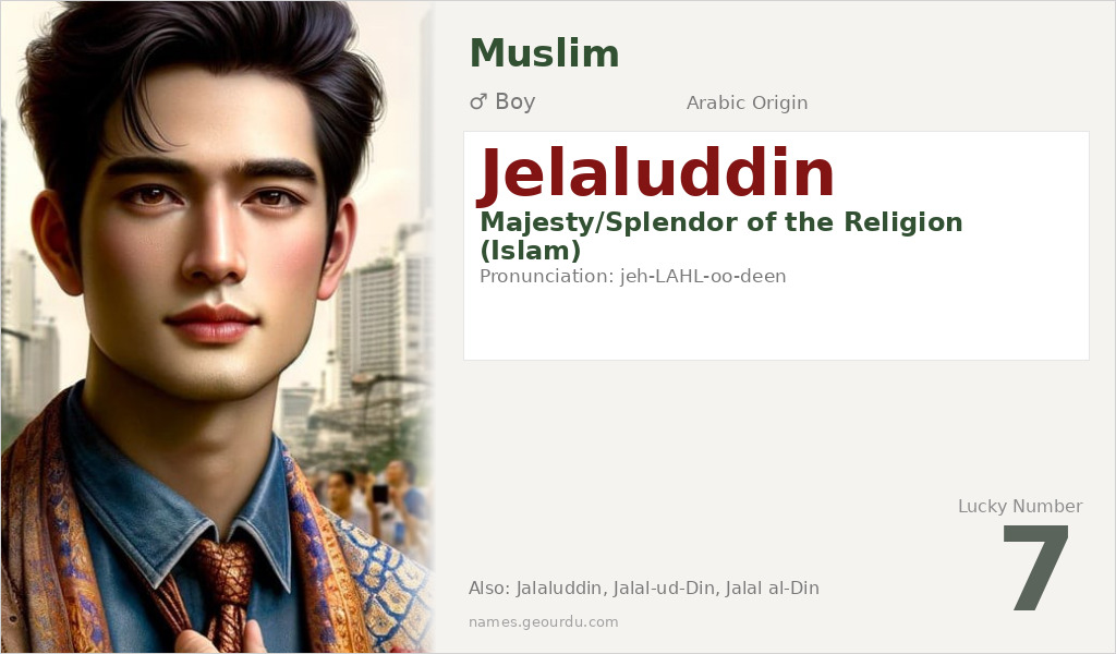 Jelaluddin Name Meaning and Details