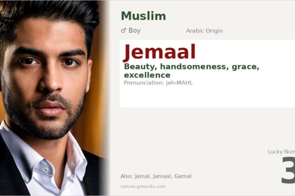 Jemaal Name Meaning — Arabic Origin, Beauty & Details (2025)