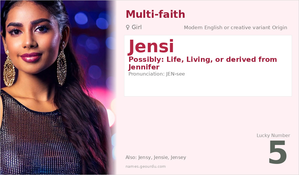 Jensi Name Meaning and Details