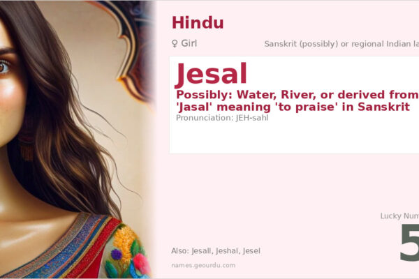 Jesal Name Meaning — Origin, Gender & Details (2025)