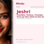 Jeshri Name Meaning and Details