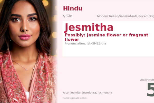Jesmitha Name Meaning — Origin, Gender & Details (2025)
