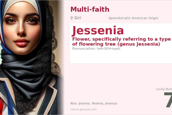 Jessenia Name Meaning — Flower Origin, Girl Name & Details (2025)