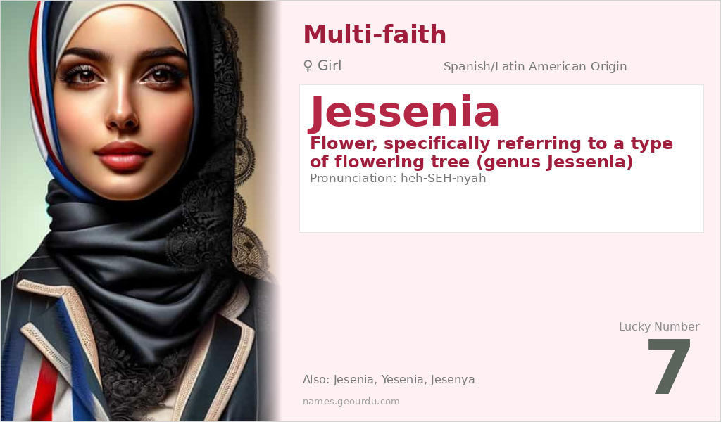 Jessenia Name Meaning and Details