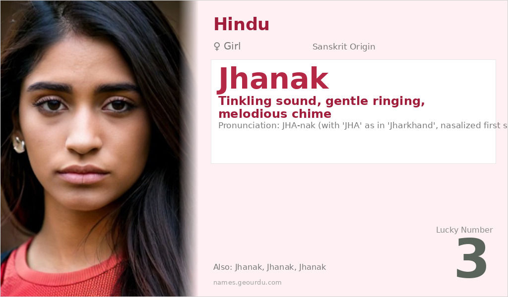 Jhanak Name Meaning and Details