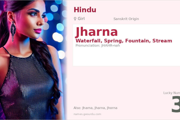 Jharna Name Meaning — Waterfall Origin, Hindu Girl Name & Details (2025)