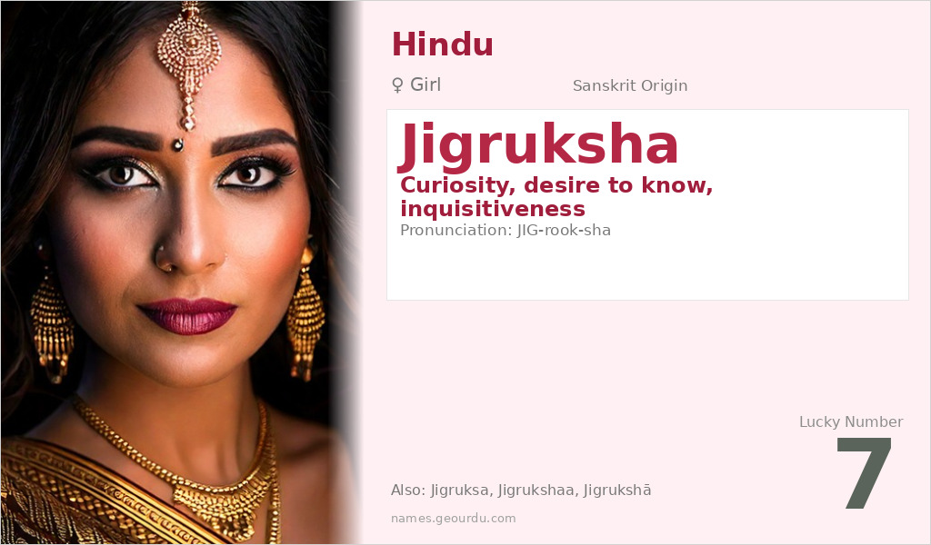 Jigruksha Name Meaning and Details