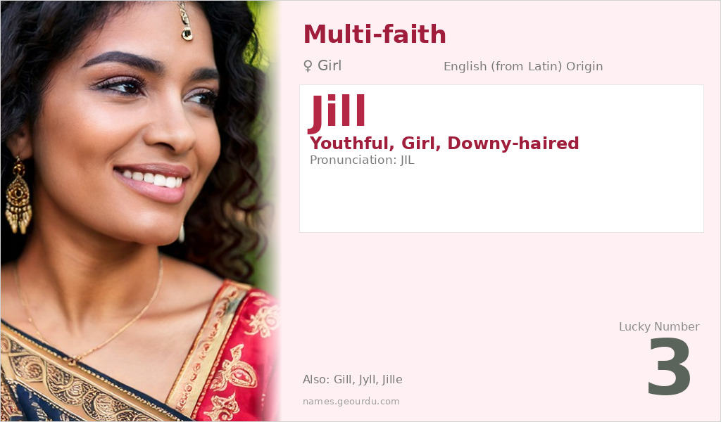 Jill Name Meaning and Details