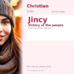 Jincy Name Meaning and Details
