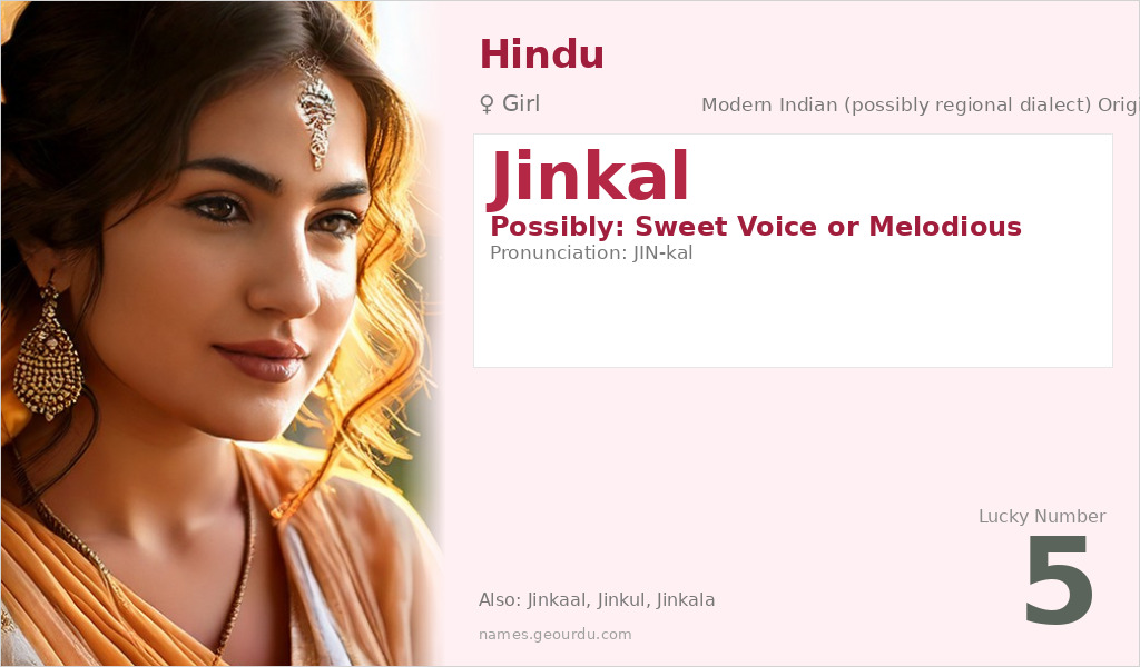 Jinkal Name Meaning and Details