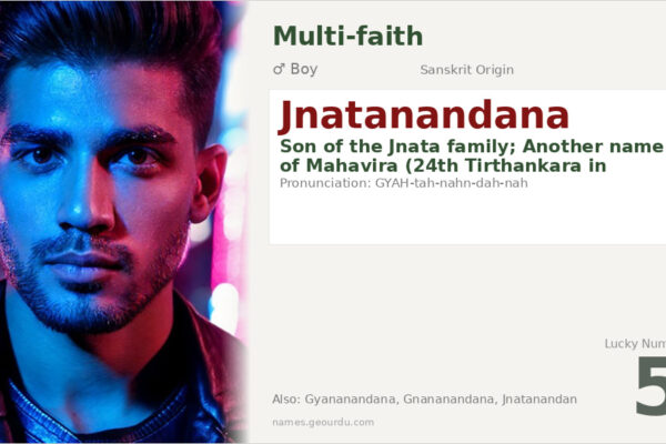 Jnatanandana Meaning — Origin, Gender & Details (2025)