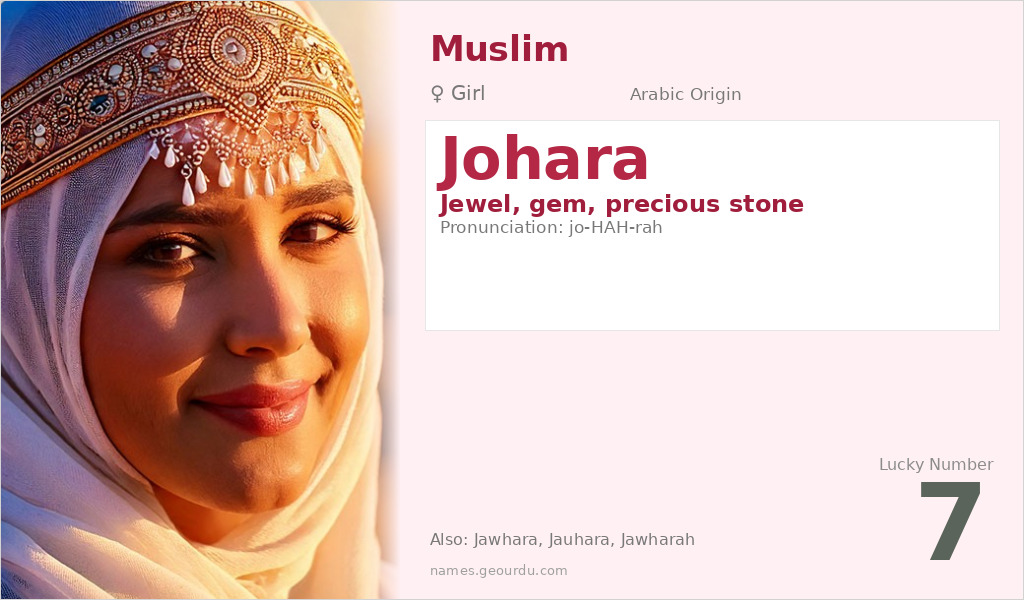 Johara Name Meaning and Details