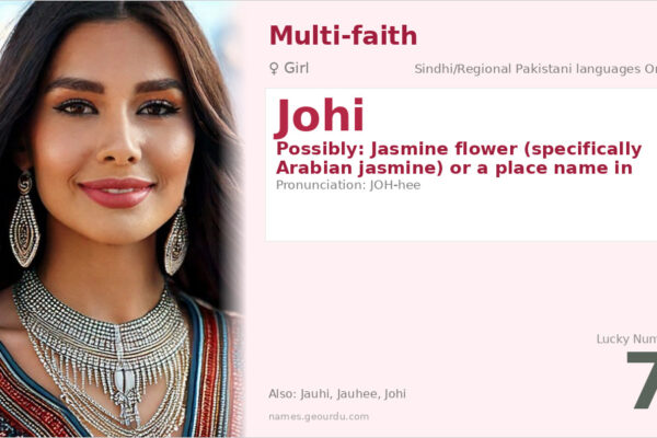 Johi Name Meaning — Origin, Gender & Details (2025)