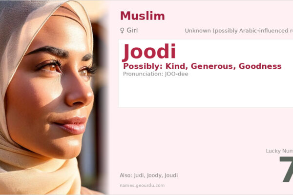Joodi Name Meaning — Origin, Gender & Details (2025)