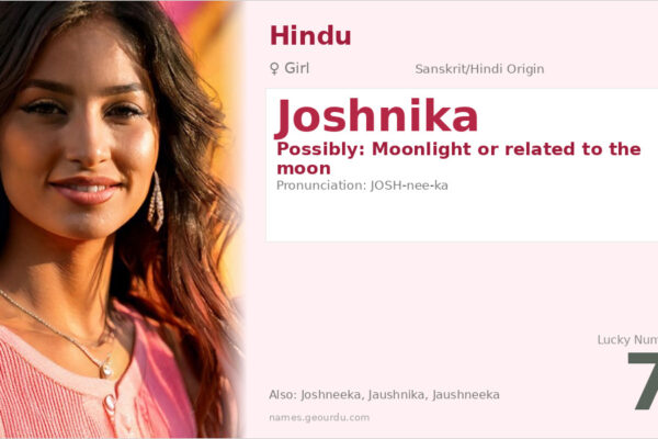 Joshnika Name Meaning — Origin, Gender & Details (2025)