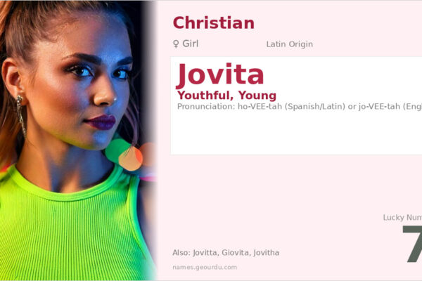 Jovita Name Meaning — Latin Origin, Girl Name & Details (2025)