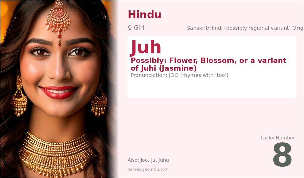 Juh Name Meaning and Details