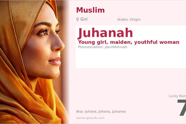 Juhanah Name Meaning — Arabic Origin, Girl Name & Details (2025)