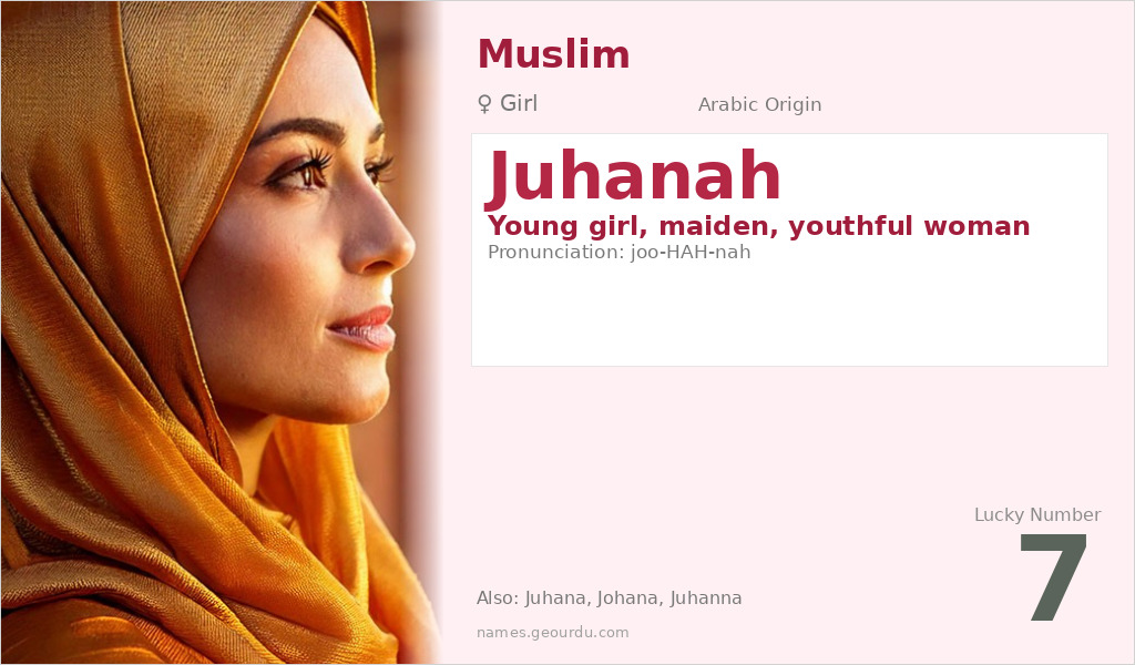 Juhanah Name Meaning and Details