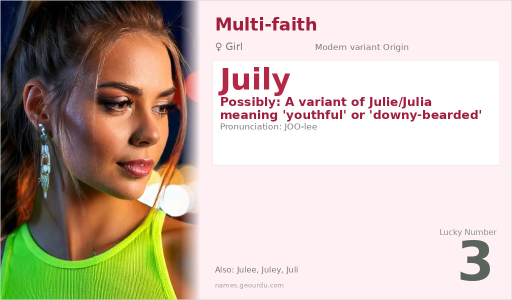Juily Name Meaning and Details