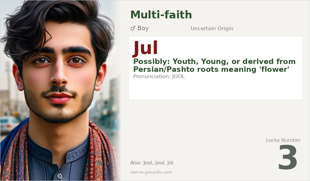 Jul Name Meaning and Details