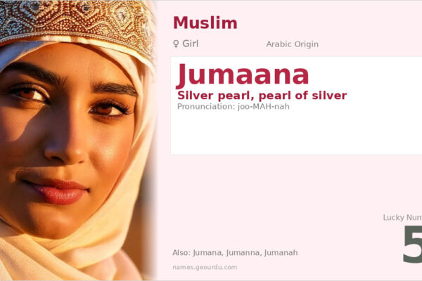 Jumaana Name Meaning — Arabic Origin, Girl Name & Details (2025)