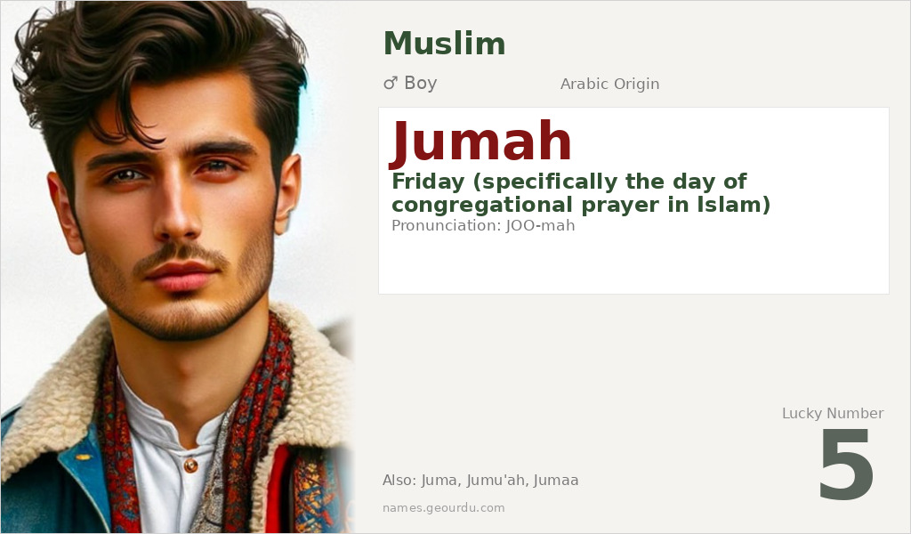 Jumah Name Meaning and Details
