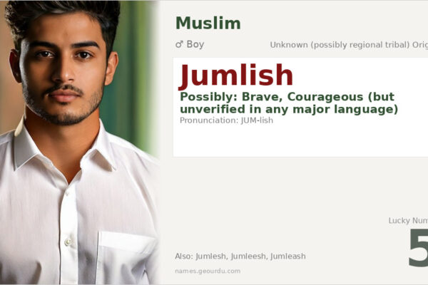 Jumlish Name Meaning — Origin, Gender & Details (2025)