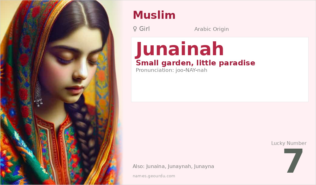 Junainah Name Meaning and Details