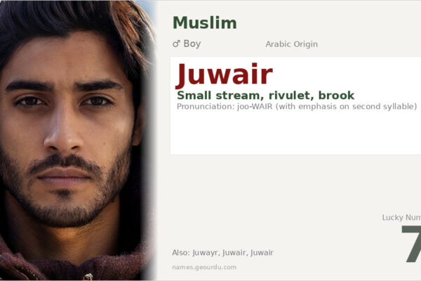Juwair Name Meaning — Arabic Origin, Boy’s Name & Details (2025)