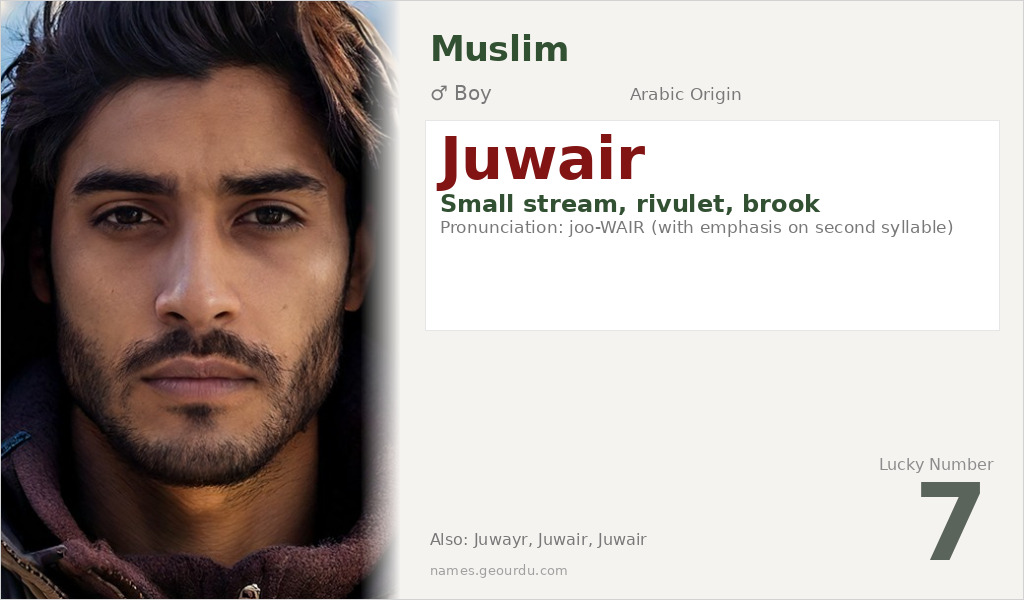 Juwair Name Meaning and Details
