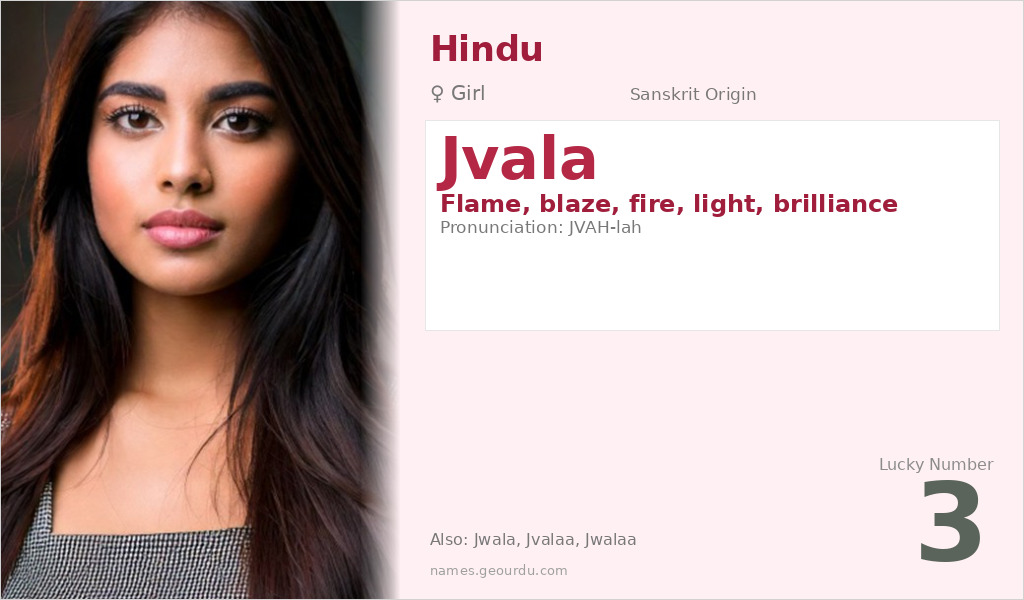 Jvala Name Meaning and Details