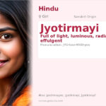 Jyotirmayi Name Meaning and Details