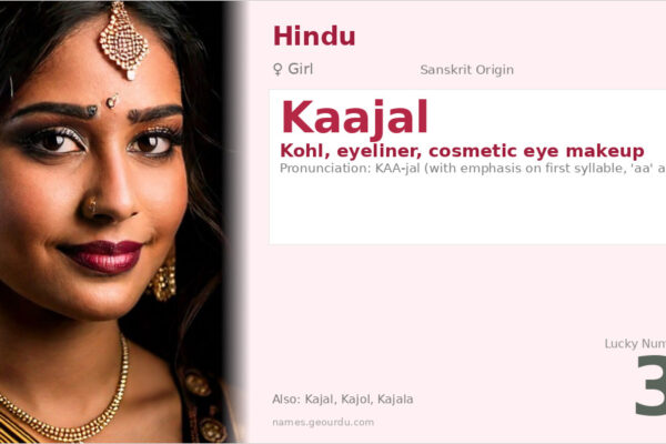 Kaajal Name Meaning — Origin, Gender & Details (2025)