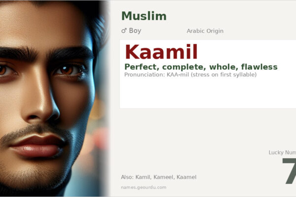 Kaamil Name Meaning — Arabic Origin, Boy’s Name & Details (2025)