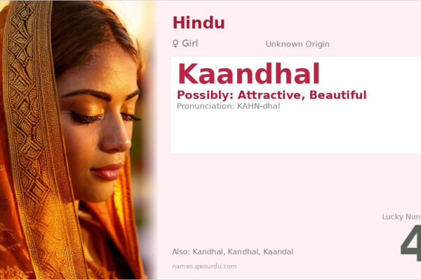 Kaandhal Name Meaning — Origin, Gender & Details (2025)