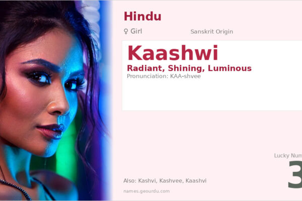 Kaashwi Name Meaning — Sanskrit Origin, Girl Name & Details (2025)