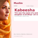 Kabeesha Name Meaning and Details