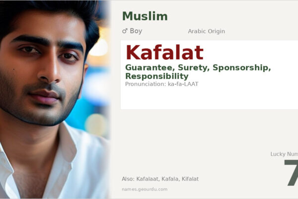 Kafalat Name Meaning — Arabic Origin, Boy & Details (2025)