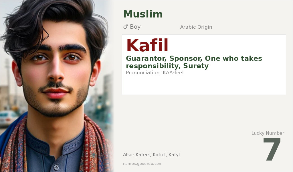 Kafil Name Meaning and Details
