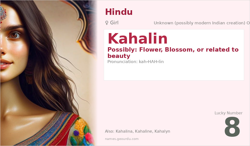 Kahalin Name Meaning and Details