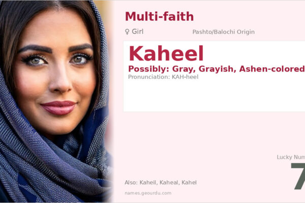 Kaheel Name Meaning — Origin, Gender & Details (2025)
