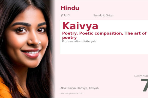 Kaivya Name Meaning — Sanskrit Origin, Girl Name & Details (2025)