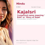 Kajalsri Name Meaning and Details