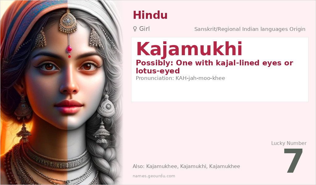 Kajamukhi Name Meaning and Details