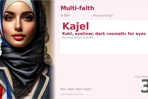 Kajel Name Meaning — Persian Origin, Girl Name & Details (2025)