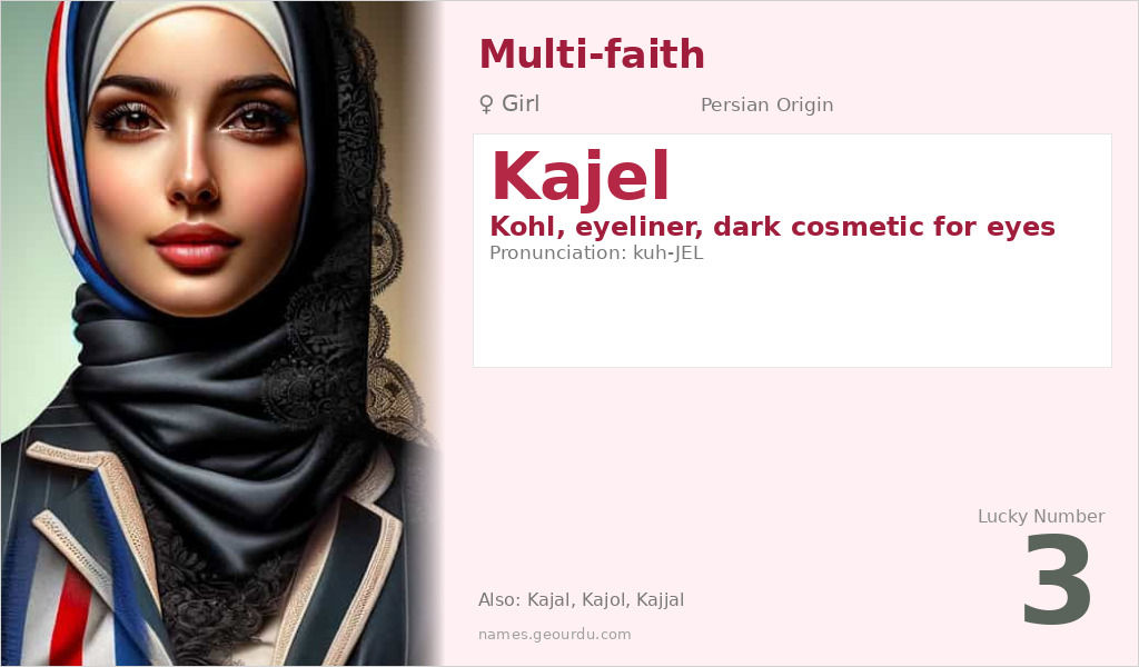 Kajel Name Meaning and Details