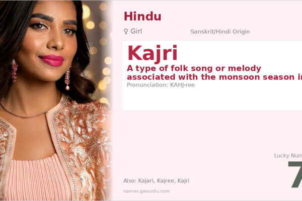 Kajri Name Meaning — Origin, Gender & Details (2025)