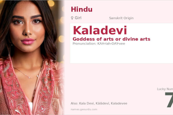 Kaladevi Name Meaning — Sanskrit Origin, Goddess of Arts & Details